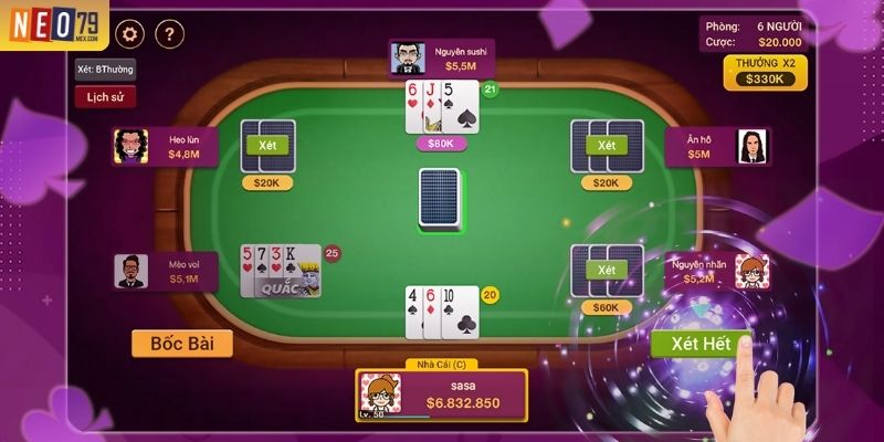 Đọc bàn chơi giúp kiểm soát xác suất trong xì dách