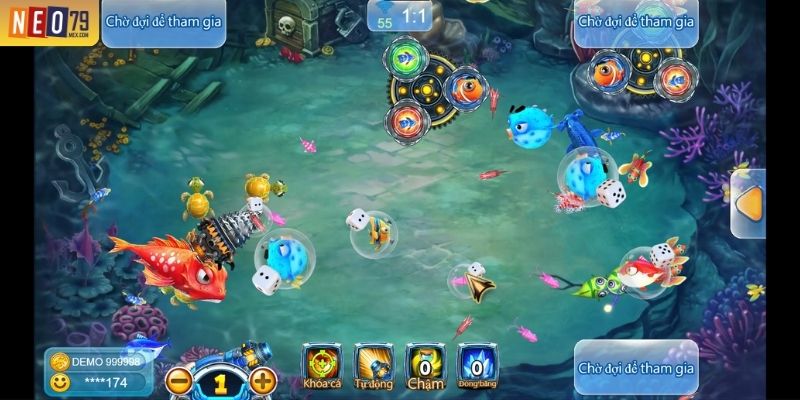 Màn hình bắn cá Đế Vương NEO79 trực quan, dễ thao tác