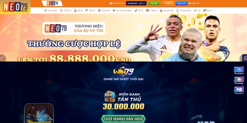 So sánh NEO79 và WIN79 qua giao diện và luồng điều hướng